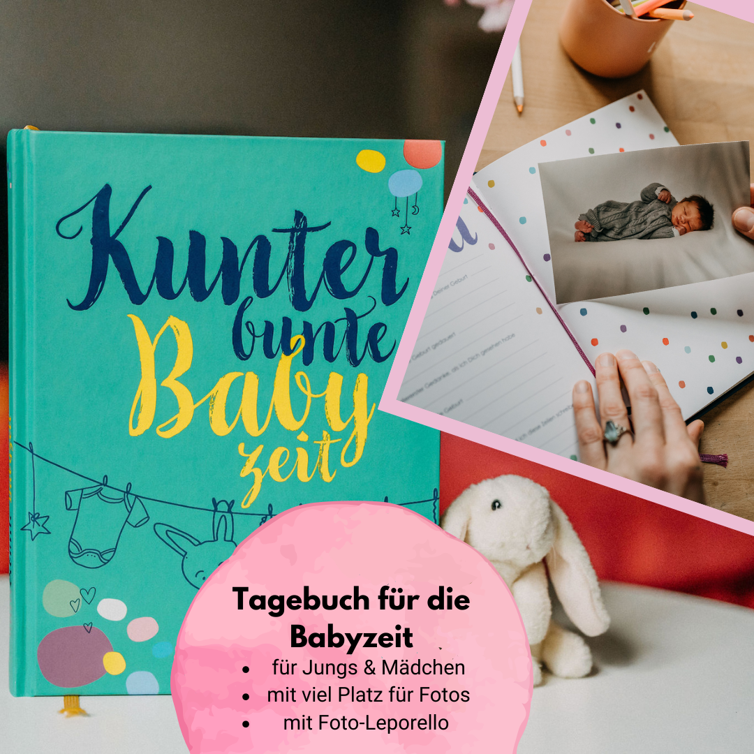 Erinnerungsbuch Set Babytagebuch