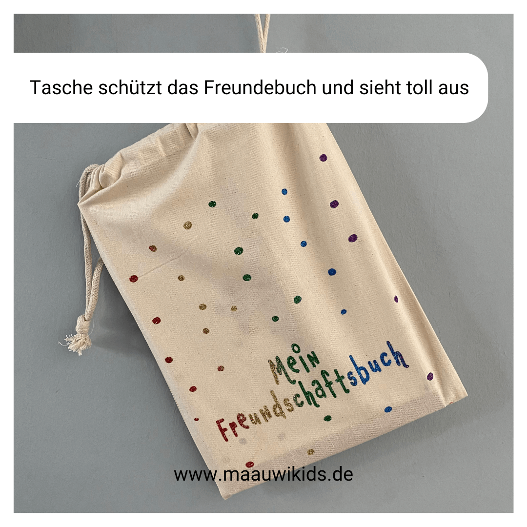 Freundebuch Freundebuch Grundschule Freundebuch neutral Freundebuch Schule Freundebuch Kindergarten Freundschaftsbuch Freundschaftsbuch Kindergarten Kita Freundebuch
Einschulungsgeschenk
Geschenk zur Einschulung
Schulstart
Geschenkidee Kind
Geschenkidee Mädchen
Geschenkidee Junge
personalisiertes Geschenk
bedruckte Tasche
Tasche mit Wunschname
