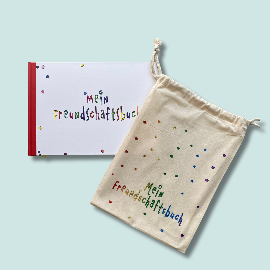 Freundebuch Freundschaftsbuch Freundebuch Grundschule Freundebuch neutral Freundebuch bunt Freundebuch Kindergarten Freundebuch mit Freundebuchtasche Freundebuch Schule