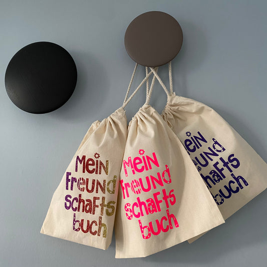 Tasche für Freundebuch