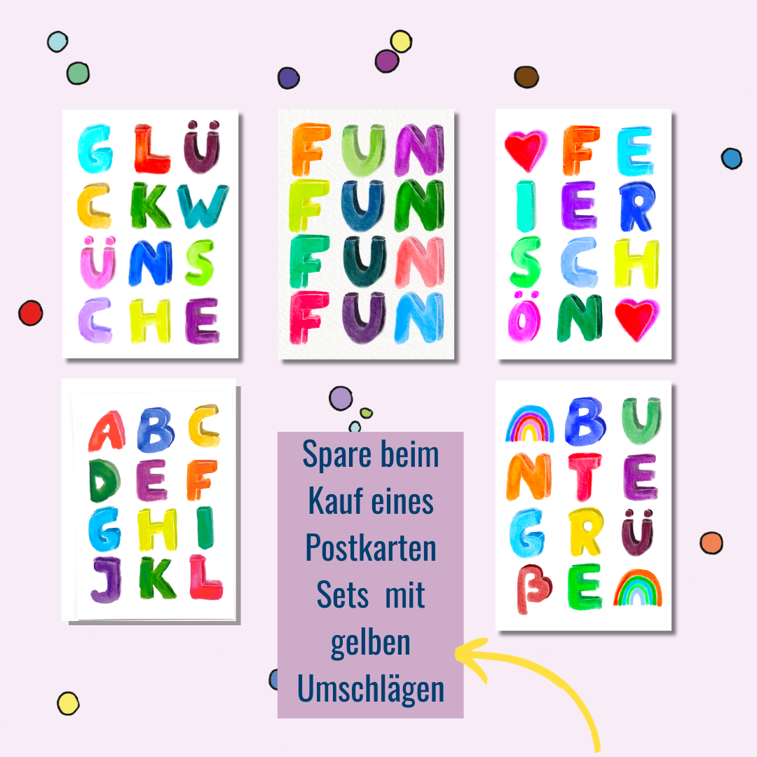 Grußkarte FUN FUN FUN