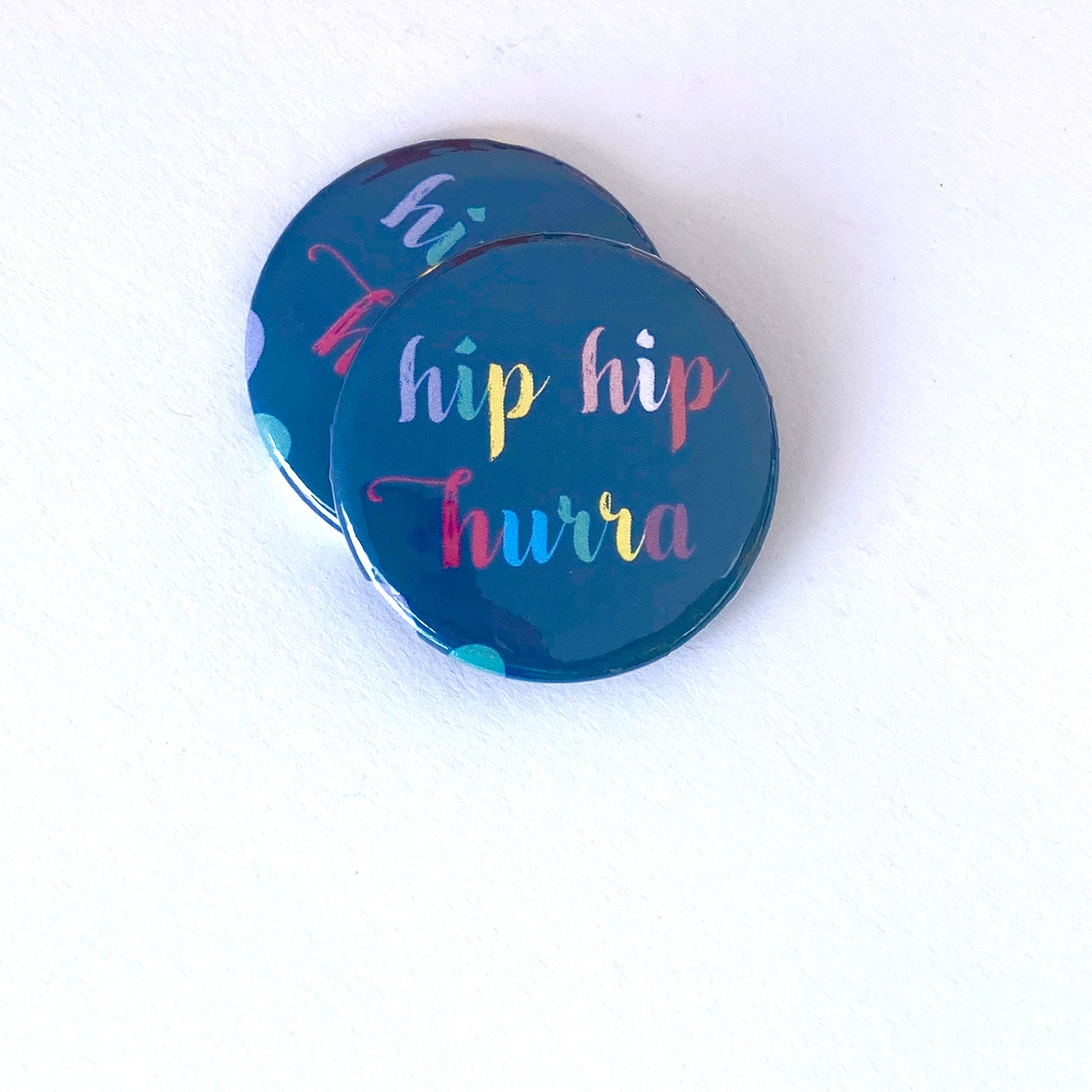 Magnet Button Hip Hip Hurra