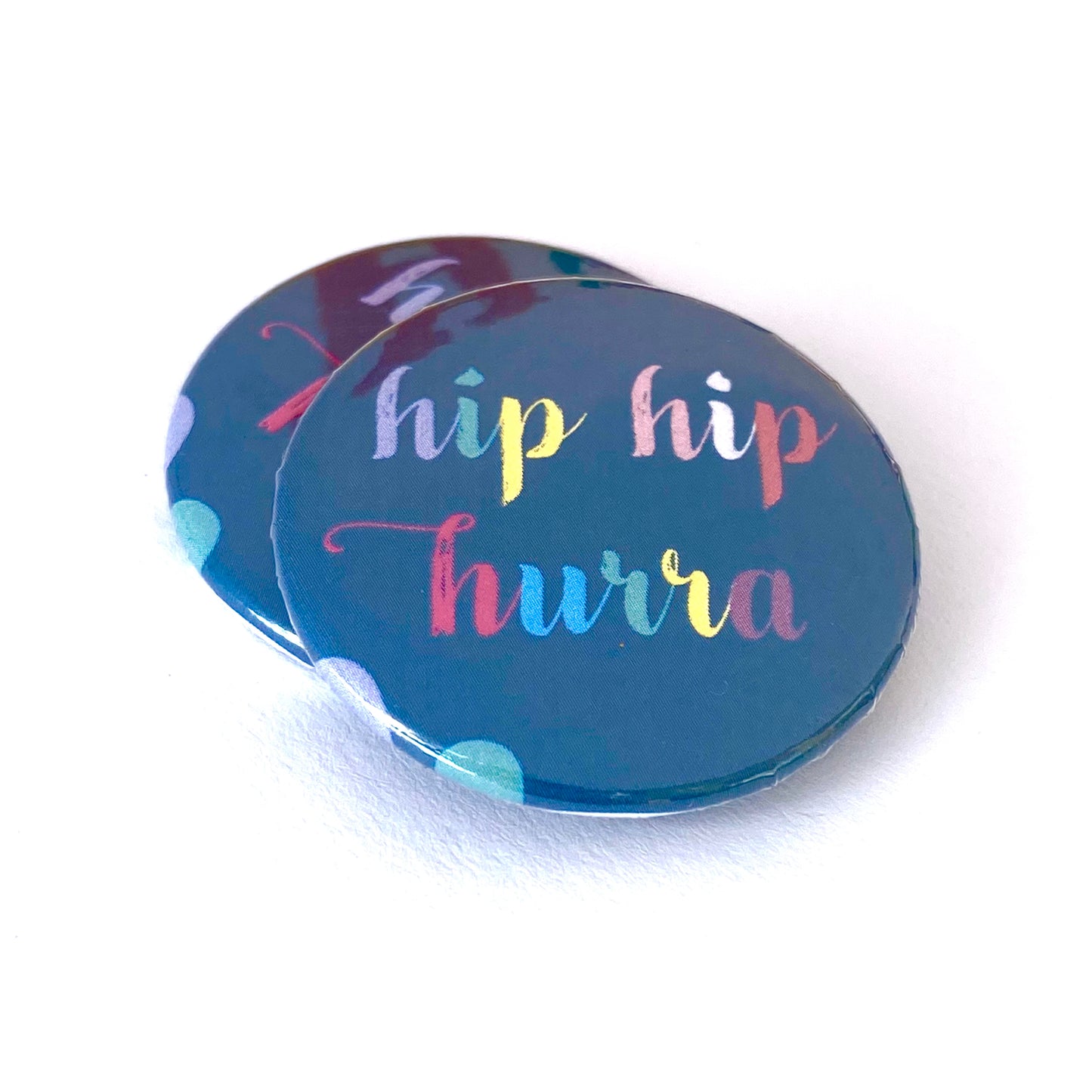 Magnet Button Hip Hip Hurra