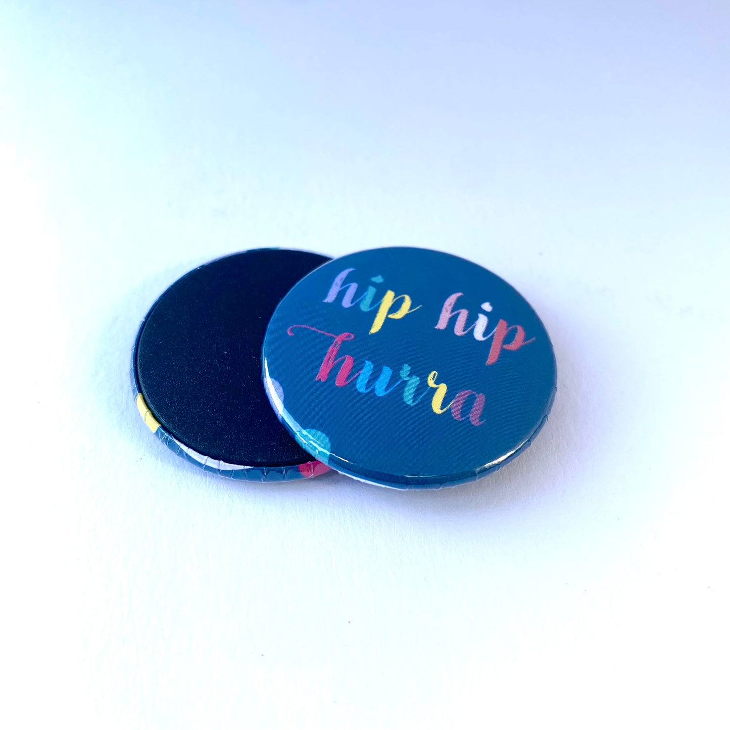 Magnet Button Hip Hip Hurra