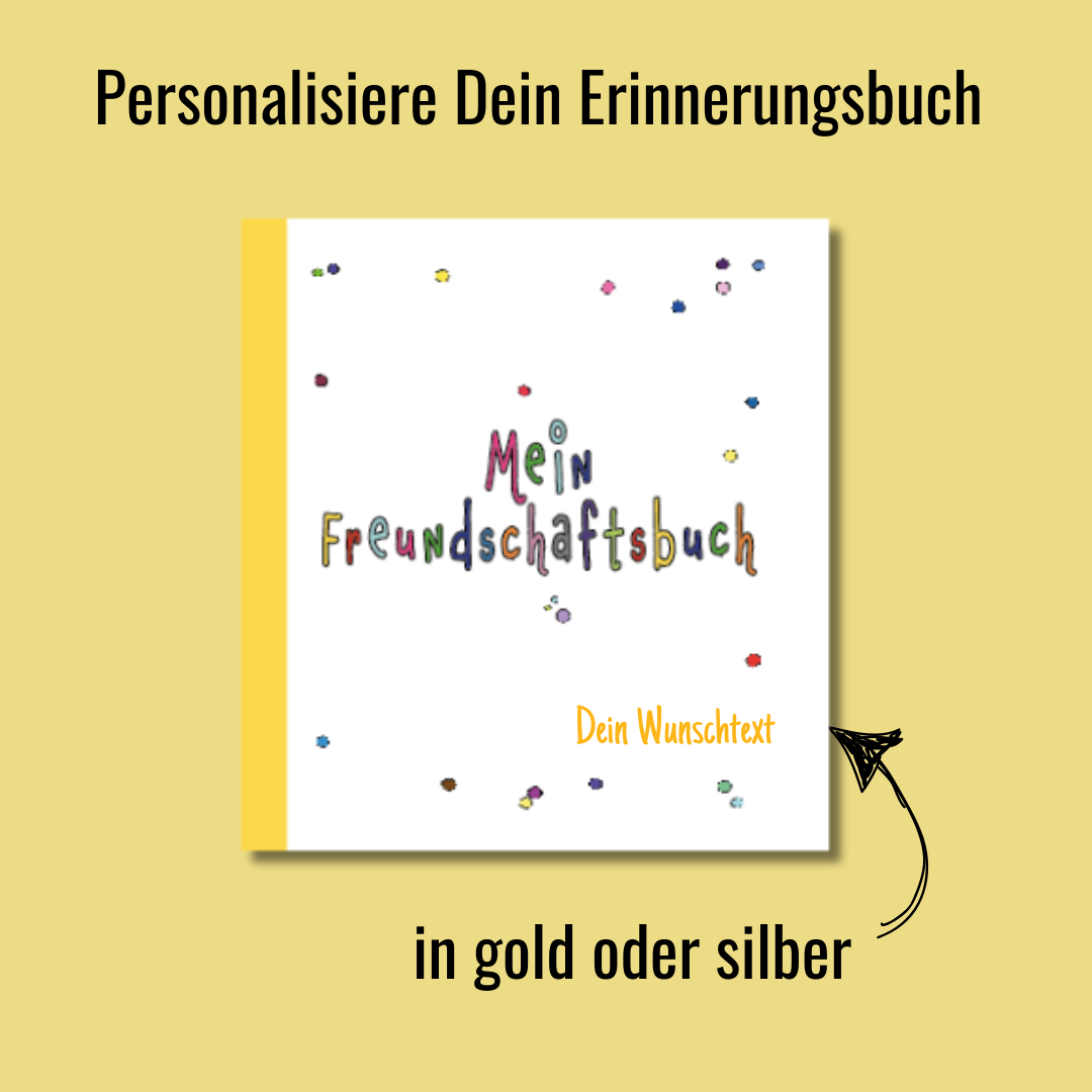 Personalisiert | Buch mit Wunschnamen | Freundebuch Grundschule personalisiert | personalisiertes Freundebuch | Individuelles Geschenk | Einschulung | Schulstart | Einschulungsgeschenk