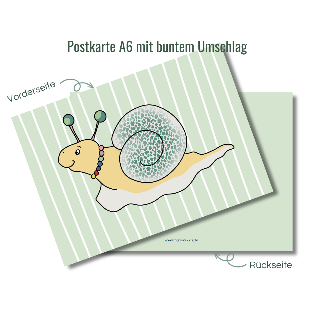 Postkarten Set - 10 Karten und 10 Umschläge