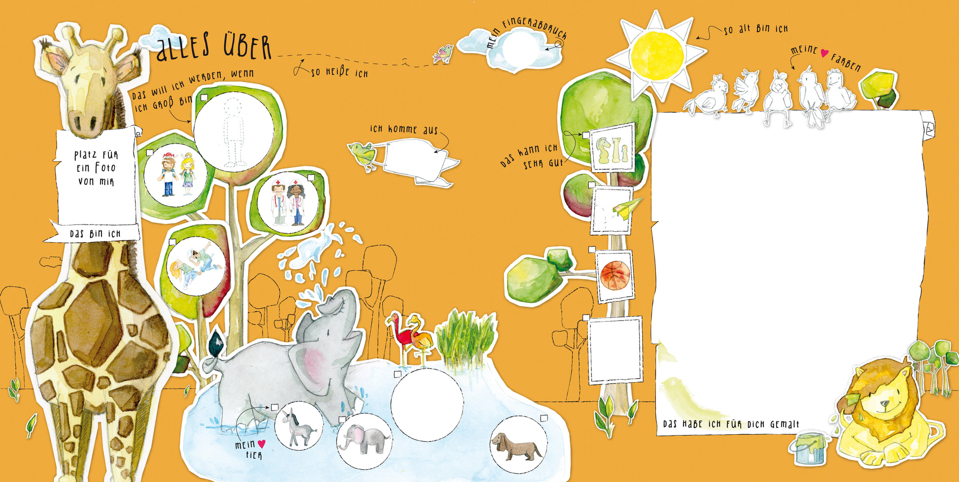 Freundebuch Kindergarten | Kita Freundebuch | Freundebuch | Freundebuch Jungen | Freundebuch Mädchen