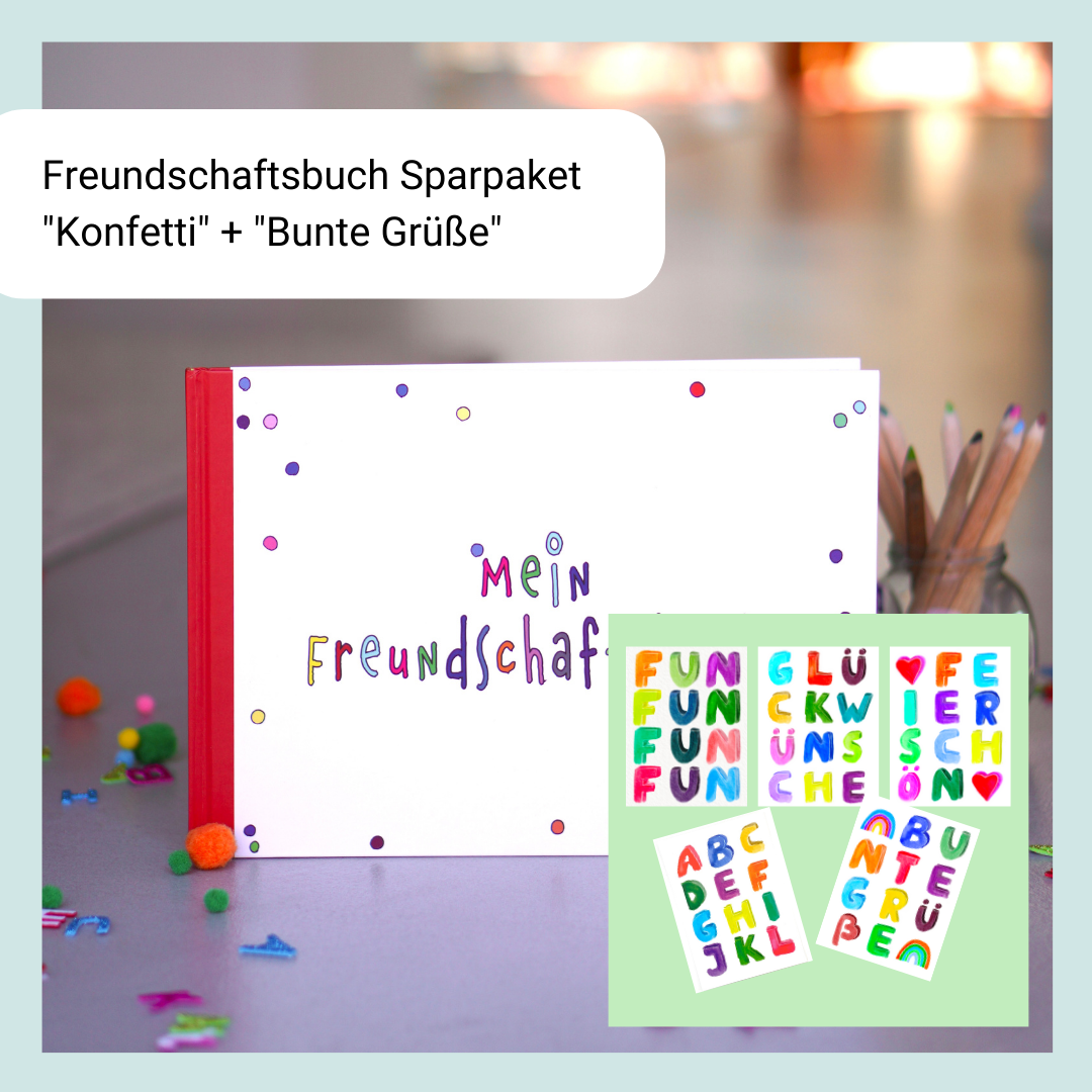 Freundschaftsbuch - SparPaket