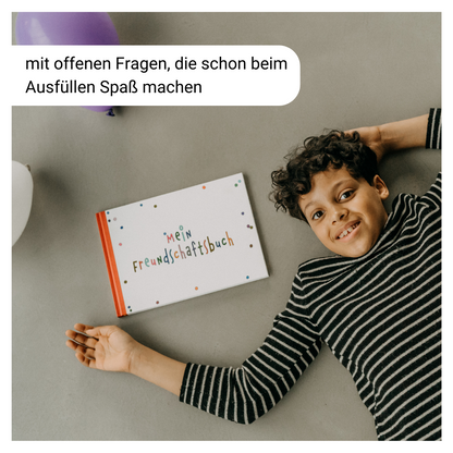 Freundschaftsbuch Konfetti