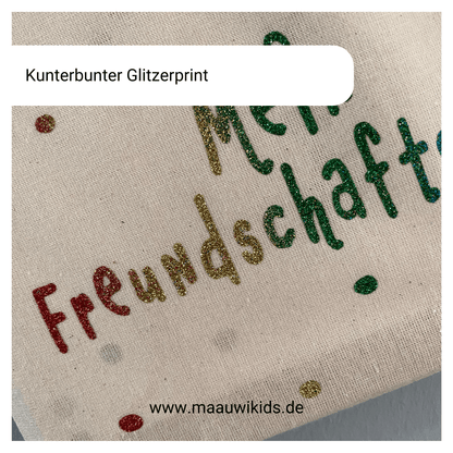 Set Freundschaftsbuch + Tasche "Konfetti"