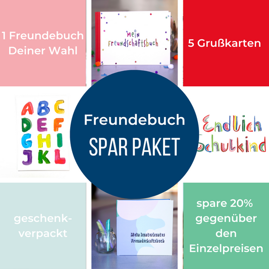 Freundebuch SparPaket Freundschaftsbuch