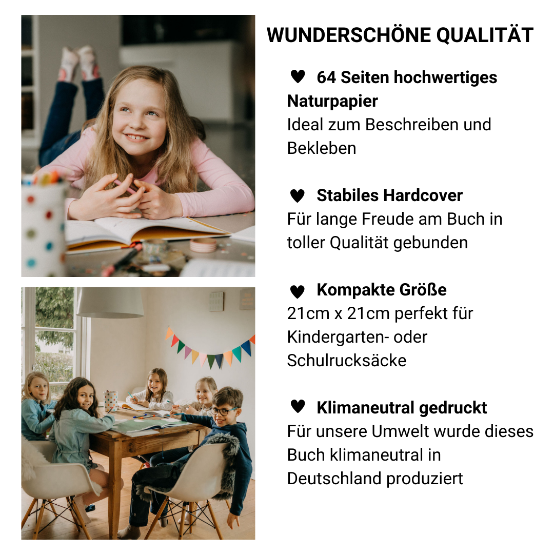 Freundschaftsbuch Freundebuch Geschenkidee Kitafreundebuch Kindjrgartenfreundebuch Freundebuch Grundschule Einschulungsgeschenk