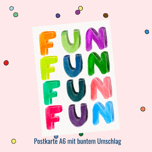 Grußkarte "Fun"
