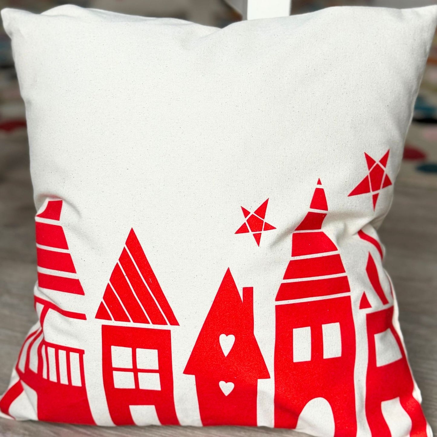 Kissenbezug 40x40cm mit Samtaufdruck