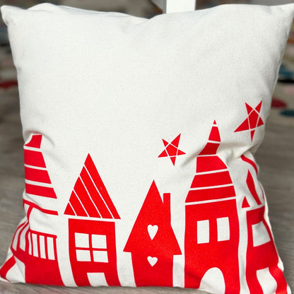 Kissenbezug 40x40cm mit Samtaufdruck