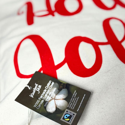 Kissenbezug 40x40cm mit Samtaufdruck