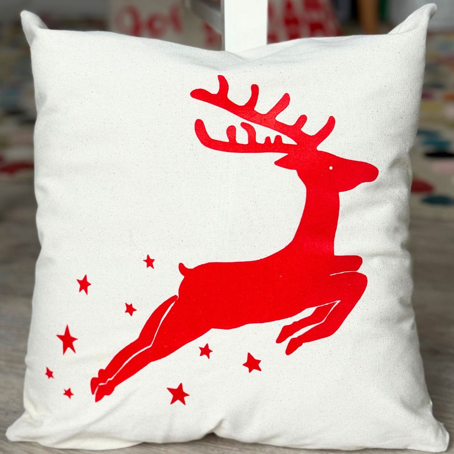 Kissenbezug 40x40cm mit Samtaufdruck