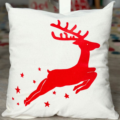 Kissenbezug 40x40cm mit Samtaufdruck