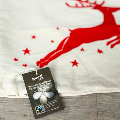 Kissenbezug 40x40cm mit Samtaufdruck