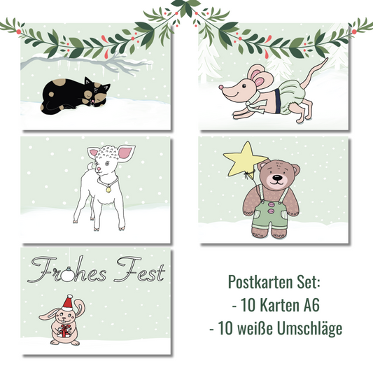 Weihnachtskarten Set