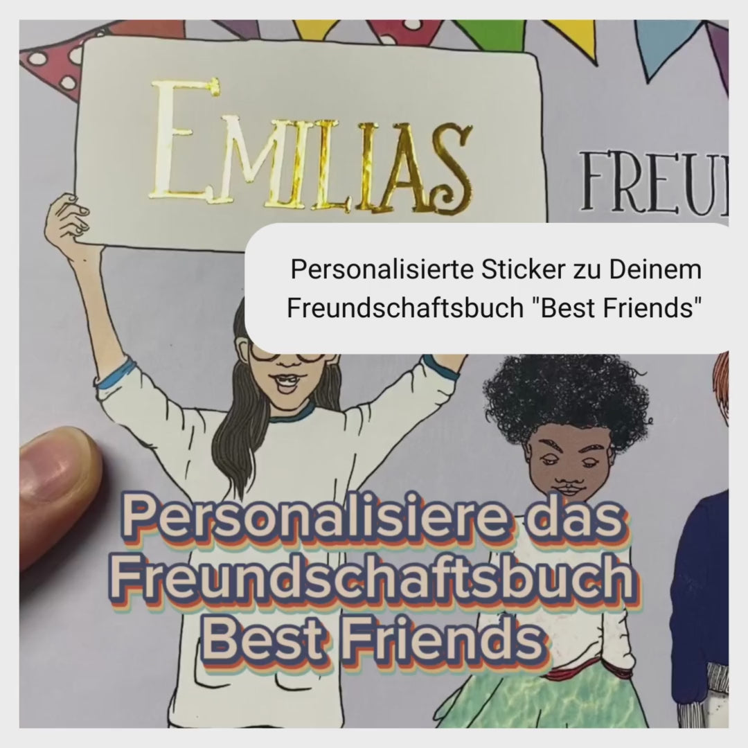 Video Personalisierteres Freundschaftsbuch